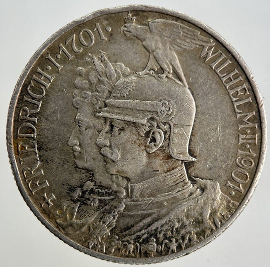 1901 Germany 2 Zwei Mark Silver Coin | Very High Grade