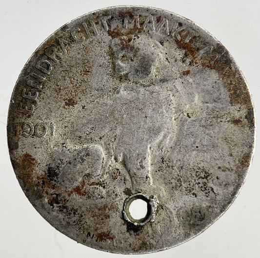 1901 Belgium 50 Centimes Silver Coin | Collectable Grade