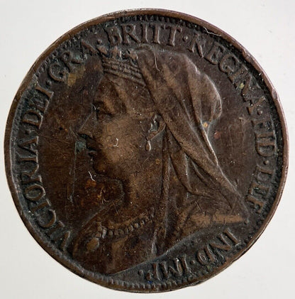 1901 Victoria Farthing Coin | Fine Collectable Grade