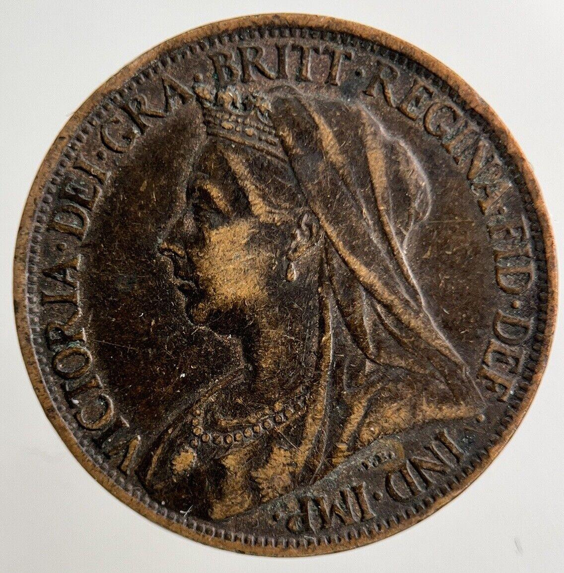 1901 Victoria Farthing Coin | Fine Collectable Grade