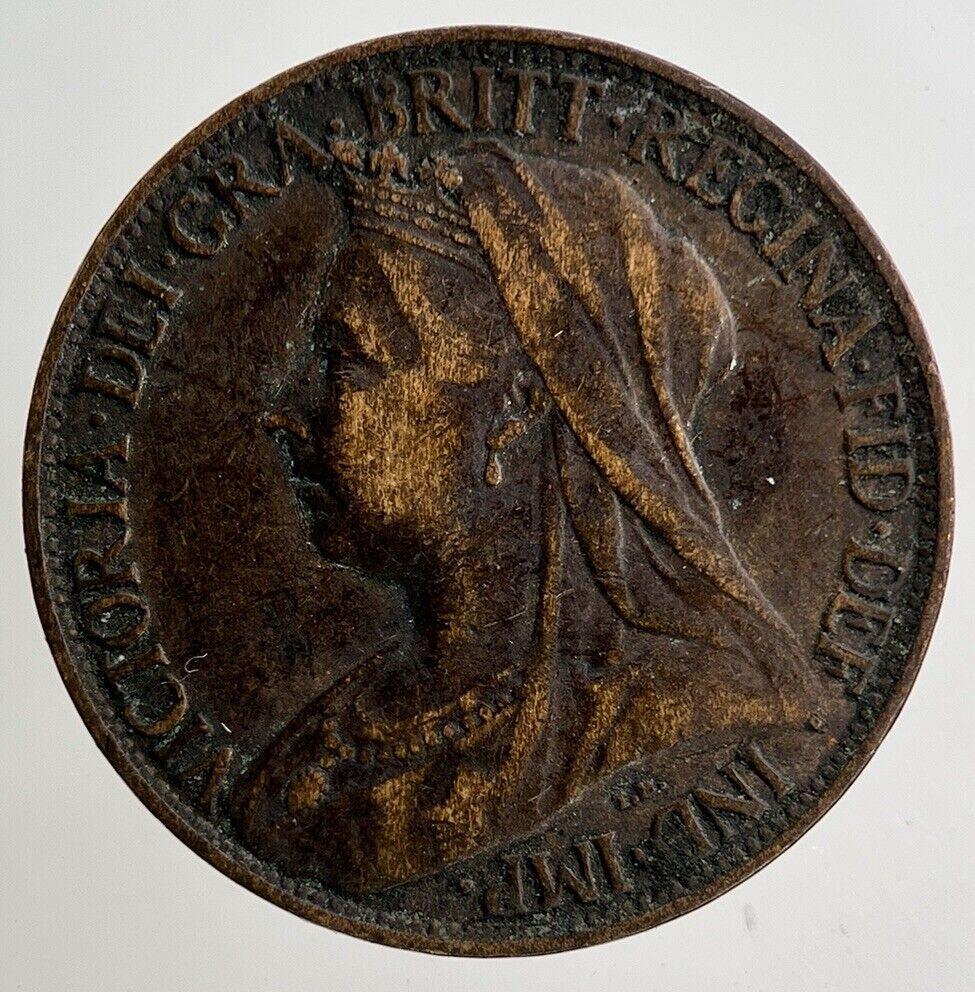 1901 Victoria Farthing Coin | Fine Collectable Grade
