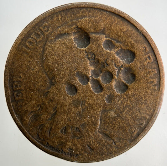 1901 France 10 Centimes Coin | Fair Grade