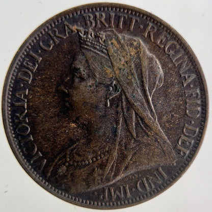 1901 Victoria Farthing Coin | Very High Grade