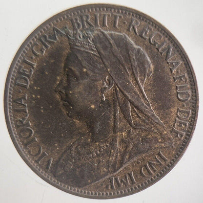 1901 Victoria Farthing Coin | Very High Grade | a4562