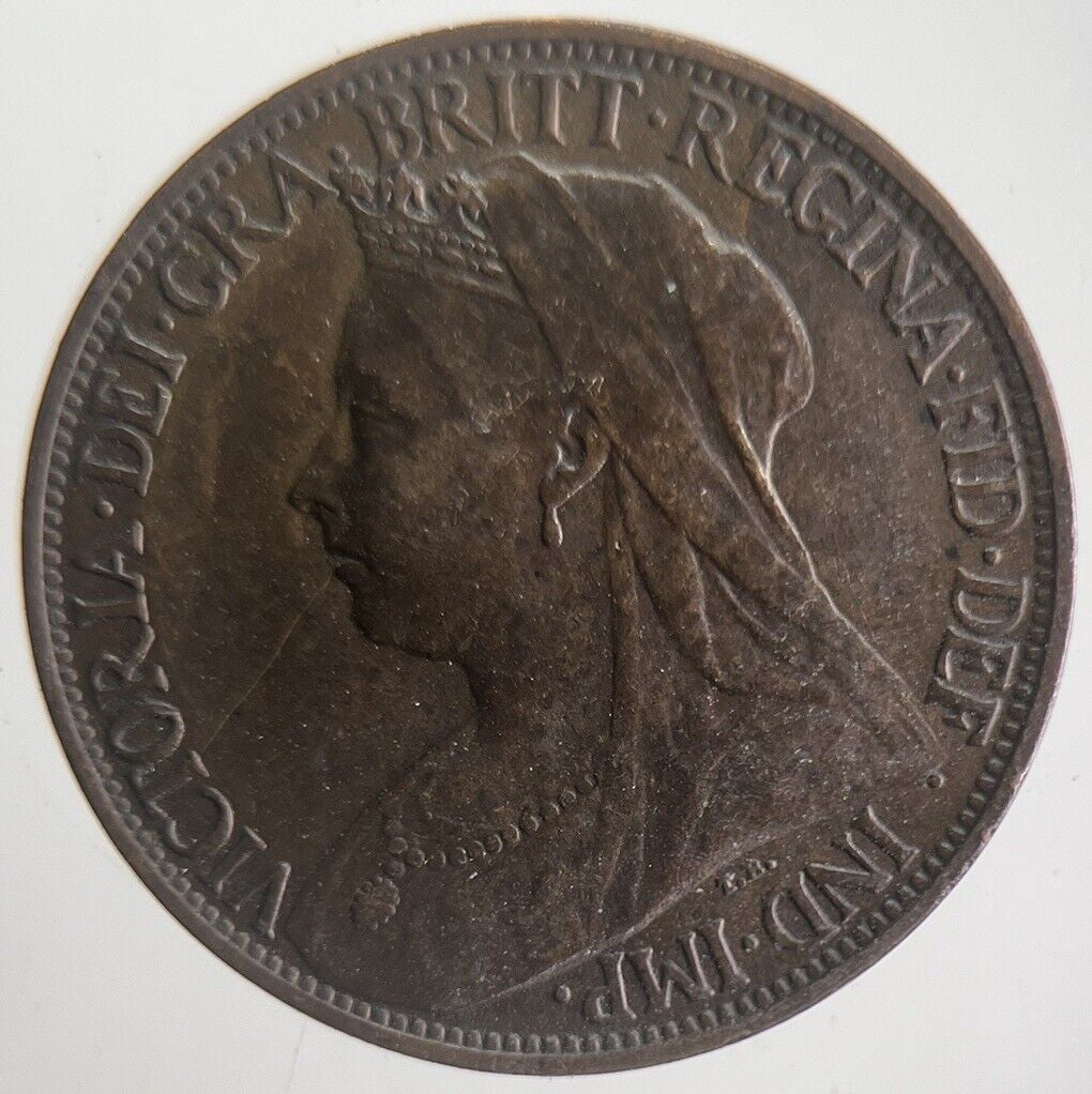 1901 Victoria Farthing Coin | Very High Grade | a4563