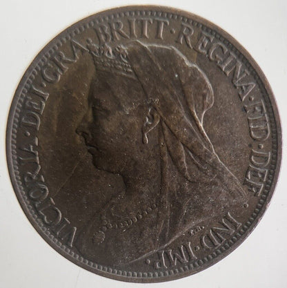 1901 Victoria Farthing Coin | Very High Grade | a4563