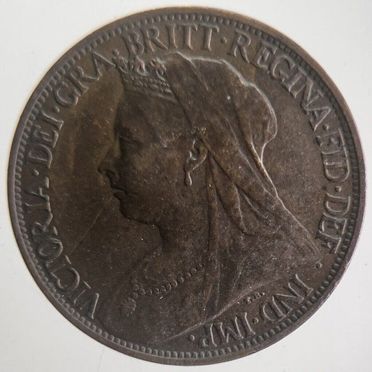 1901 Victoria Farthing Coin | Very High Grade | a4563