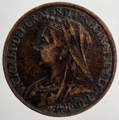 1901 Victoria Farthing Coin | Very High Grade | a5828