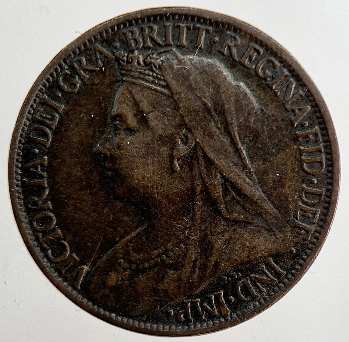 1901 Victoria Farthing Coin | Fine Collectable Grade | a8894