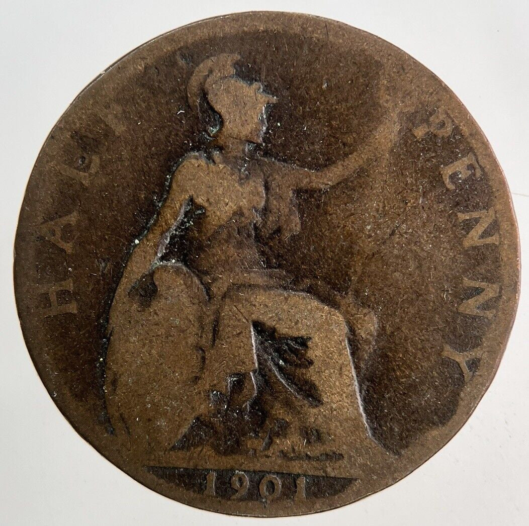 1901 Victoria Half-Penny Coin | Collectable Grade