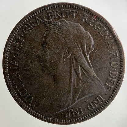 1901 Victoria Half-Penny Coin | Fine Collectable Grade