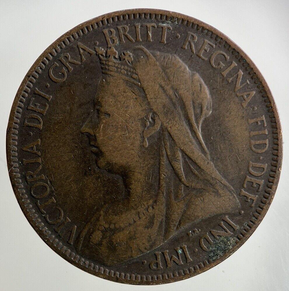 1901 Victoria Half-Penny Coin | Fine Collectable Grade