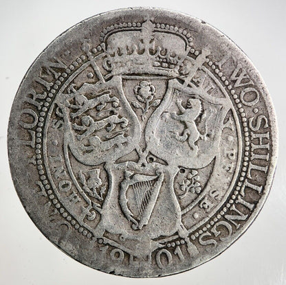 1901 Victoria Florin Silver Coin | Collectable Grade
