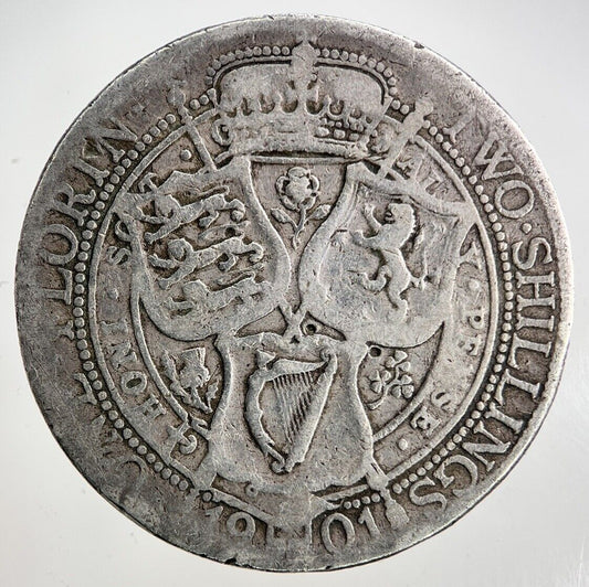 1901 Victoria Florin Silver Coin | Collectable Grade