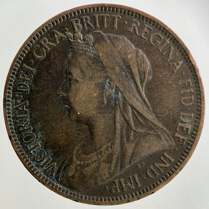 1901 Victoria Half-Penny Coin | Fine Collectable Grade