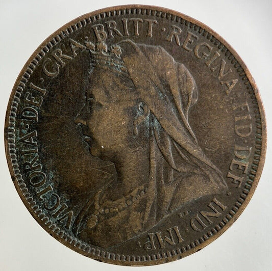 1901 Victoria Half-Penny Coin | Fine Collectable Grade