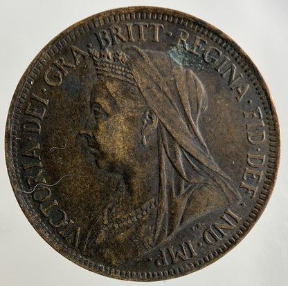 1901 Victoria Half-Penny Coin | Very High Grade