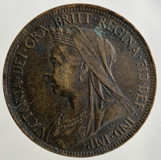 1901 Victoria Half-Penny Coin | Very High Grade