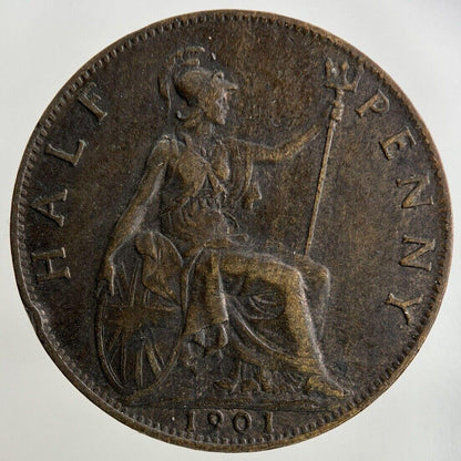 1901 Victoria Half-Penny Coin | Very High Grade