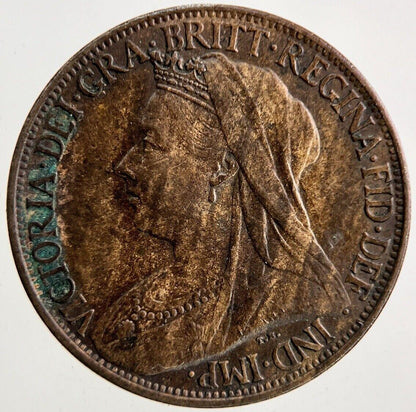 1901 Victoria Farthing Coin | Very High Grade