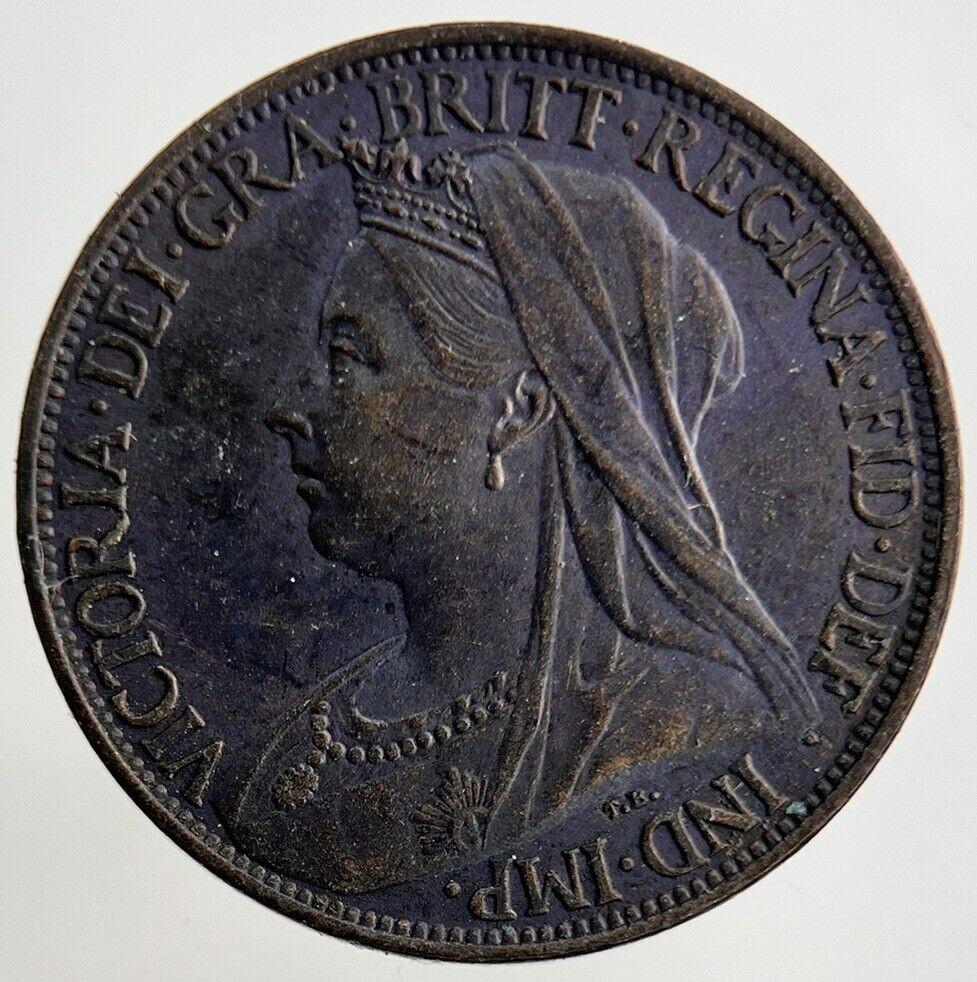 1901 Victoria Farthing Coin | Very High Grade