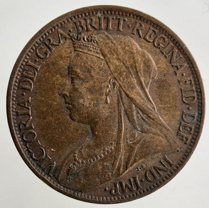 1901 Victoria Farthing Coin | Very High Grade