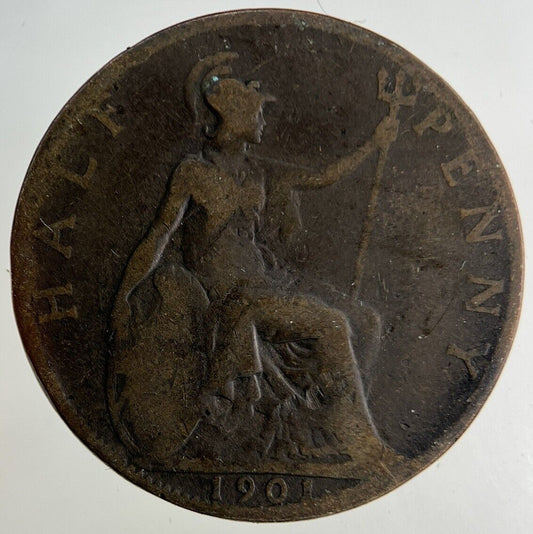 1901 Victoria Half-Penny Coin | Collectable Grade