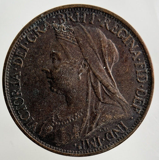1901 Victoria Farthing Coin | Very High Grade