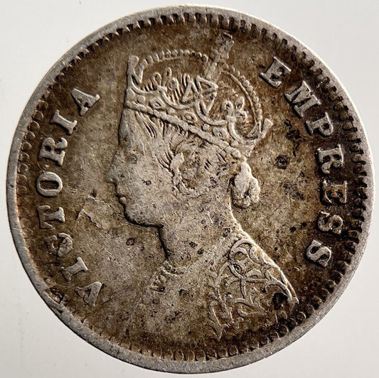 1901 India Two Annas Silver Coin | Collectable Grade | a3512