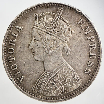 1901 India One Rupee Silver Coin | Very High Grade | a991