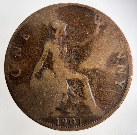 1901 Victoria One Penny Coin | Collectable Grade