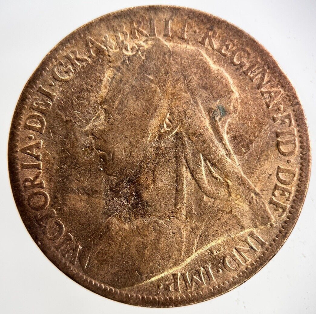 1901 Victoria One Penny Coin | Collectable Grade