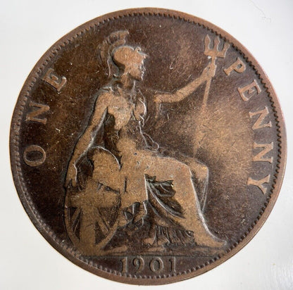 1901 Victoria One Penny Coin | Collectable Grade