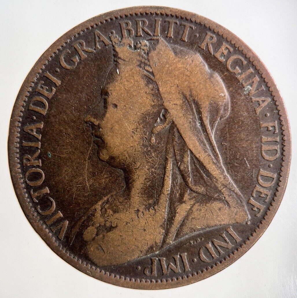 1901 Victoria One Penny Coin | Collectable Grade