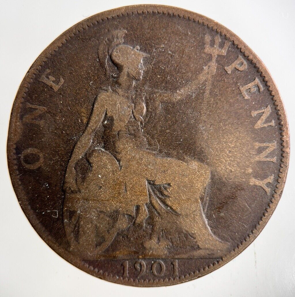 1901 Victoria One Penny Coin | Collectable Grade