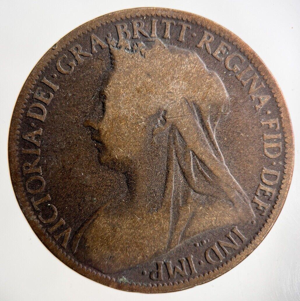 1901 Victoria One Penny Coin | Collectable Grade