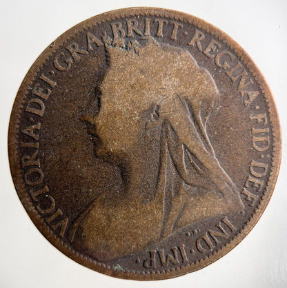 1901 Victoria One Penny Coin | Collectable Grade
