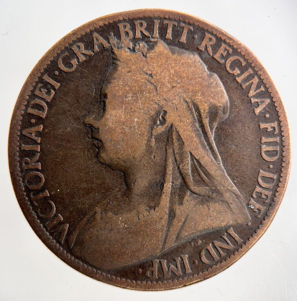 1901 Victoria One Penny Coin | Collectable Grade