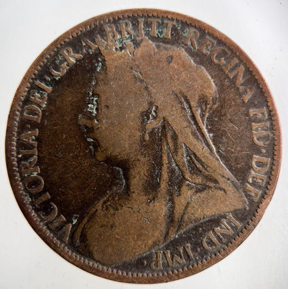 1901 Victoria One Penny Coin | Collectable Grade