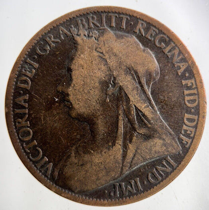 1901 Victoria One Penny Coin | Collectable Grade