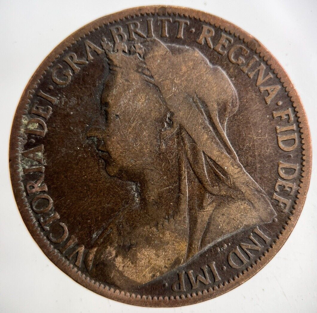 1901 Victoria One Penny Coin | Collectable Grade