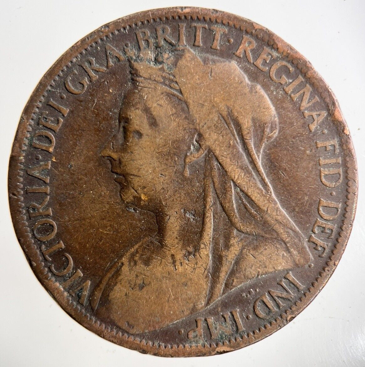 1901 Victoria One Penny Coin | Collectable Grade