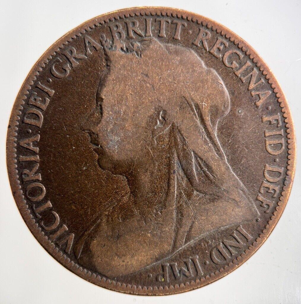 1901 Victoria One Penny Coin | Collectable Grade