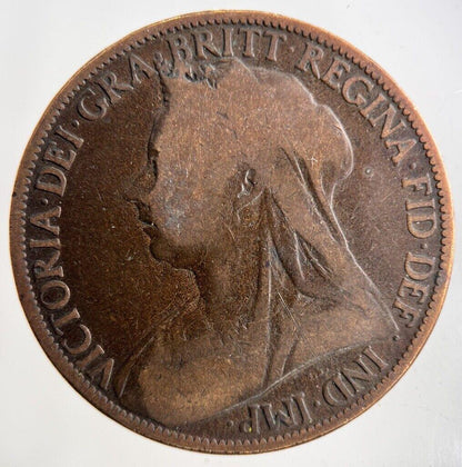 1901 Victoria One Penny Coin | Collectable Grade