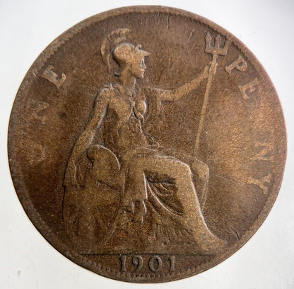 1901 Victoria One Penny Coin | Collectable Grade
