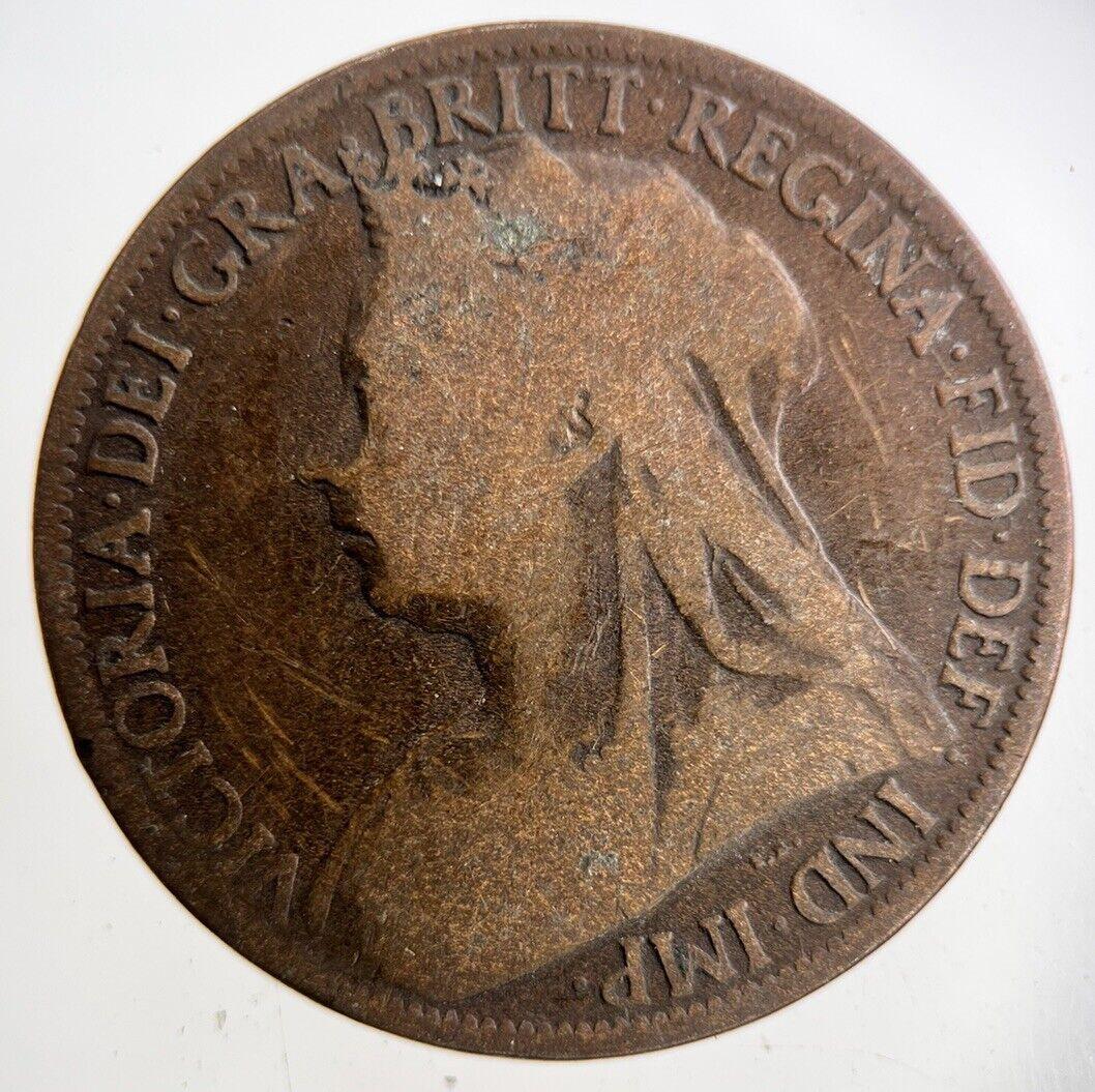 1901 Victoria One Penny Coin | Collectable Grade