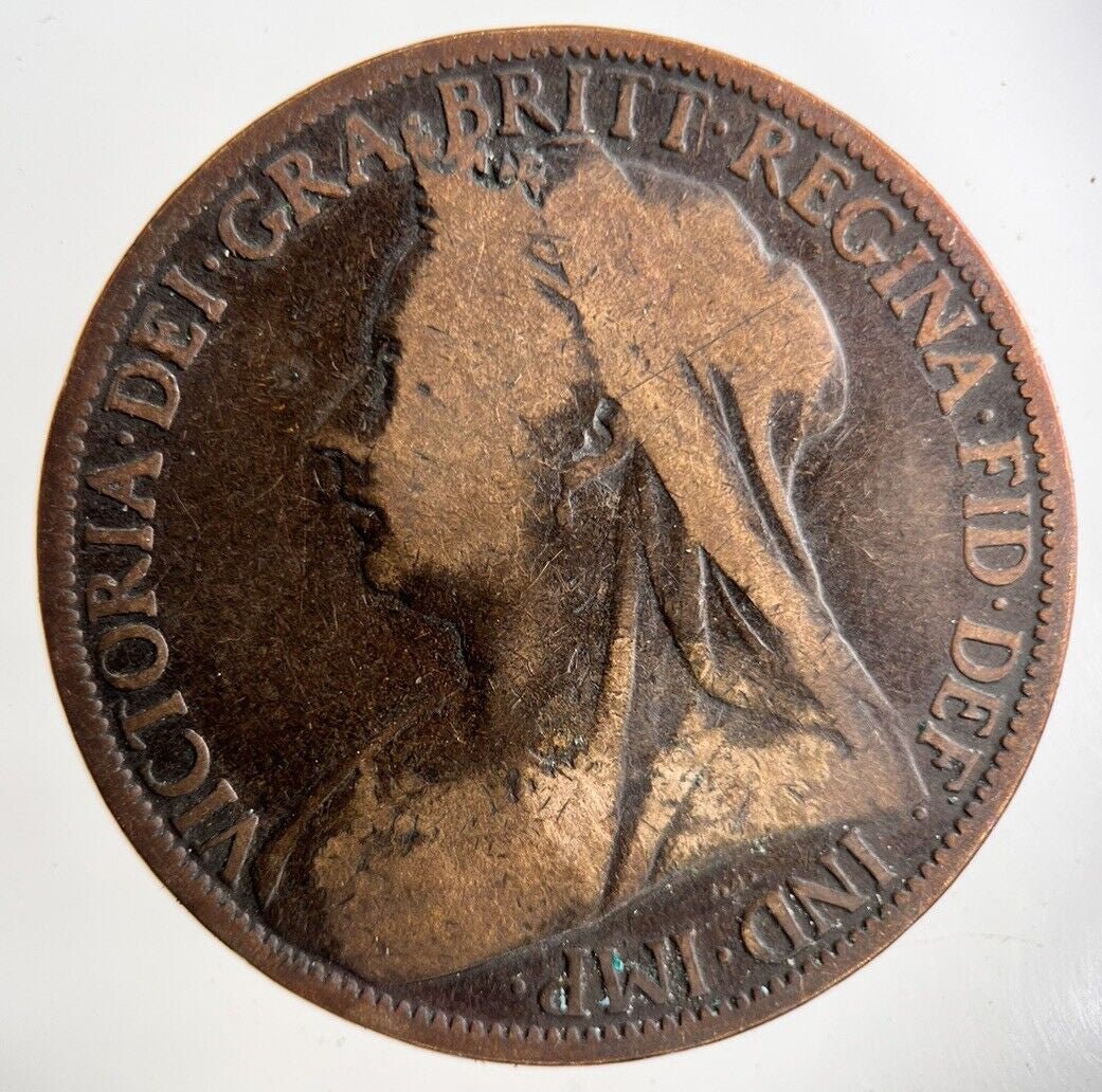 1901 Victoria One Penny Coin | Collectable Grade