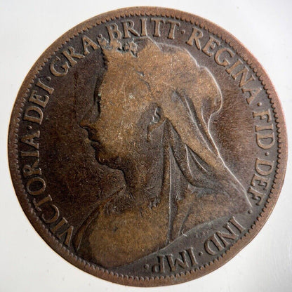 1901 Victoria One Penny Coin | Collectable Grade