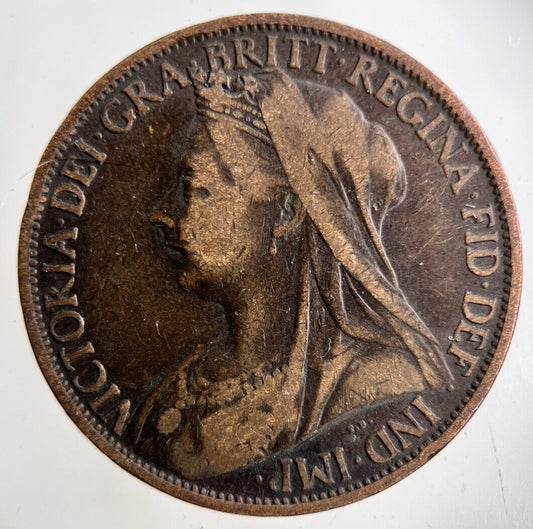 1901 Victoria One Penny Coin | Collectable Grade