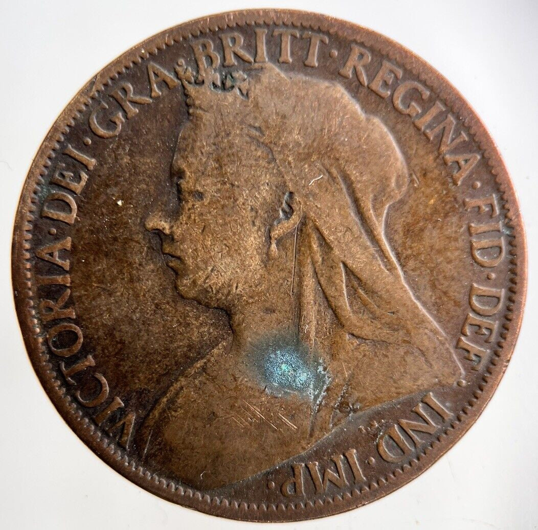 1901 Victoria One Penny Coin | Collectable Grade